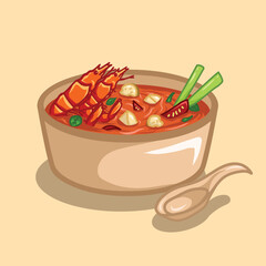 seafood Tom yum soup
