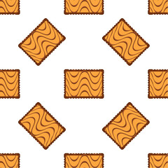 Pattern homemade cookie different taste in pastry biscuit