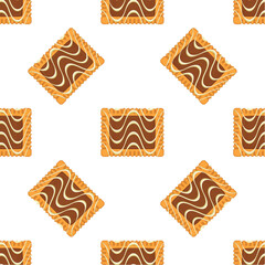 Pattern homemade cookie different taste in pastry biscuit