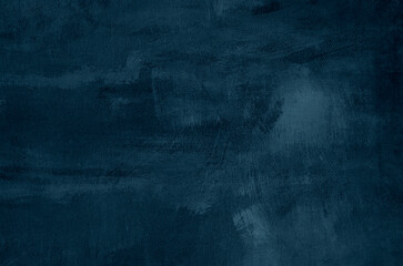 Dark blue painted canvas background