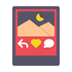 communication, social media web icon