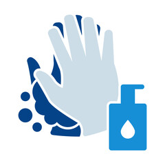 lockdown, wash hand icon