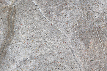 old weathered cracked grey concrete wall with free space