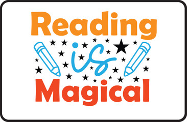 Reading is Magical svg design