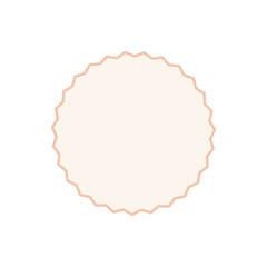 Ribbon baner icon on white background