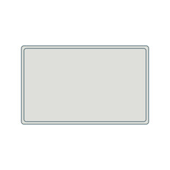 Ribbon baner icon on white background