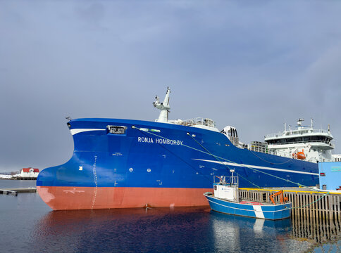 Ronja  HOMBOROY is a Fish Carrier that was built in 2021  and is sailing under the flag of Norway.Her carrying capacity is 5292 t DWT, Here Br&oslash;nn&oslash;ysund