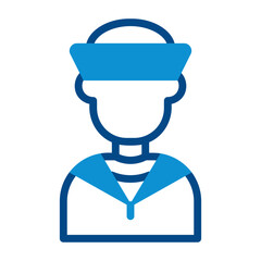 Obraz premium navy icon