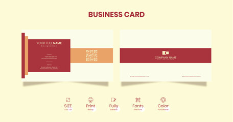 Naklejka premium Stationery Branding Full Bundle Pack Business Card