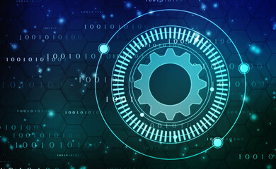 Process management, optimization operation, fix strategy industry, transmission gears wheel, software update status, Cog Gear Wheel on the technology abstract background