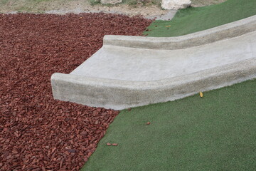 Featured Park with huge slide and entertainments in Chishan town in Kaohsiung design for childhood...