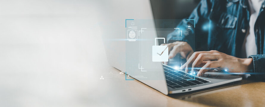 Cyber security protection , security login with key , user privacy security , encryption and data ,Cybersecurity and privacy concepts.