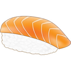 Japanese sushi food menu, raw fish food, traditional Asian