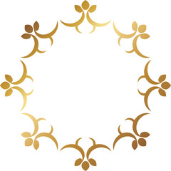 高級感のあるアンティークなフレーム　ゴールド