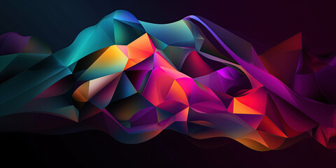 Obraz premium Abstract background. Abstract 3d dark purple background. Dark 3d wallpaper