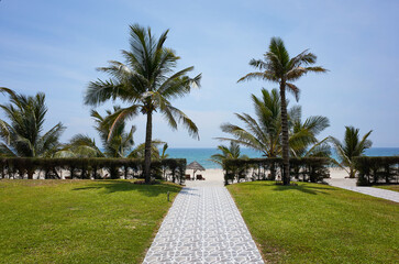 Fototapeta na wymiar Resort in Danang city, Vietnam. 