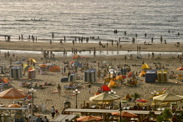 at the beach