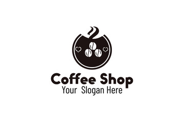 Typography coffee t shirt design template. Typography coffee poster design vector template. coffee shop logo. Coffee logo design template