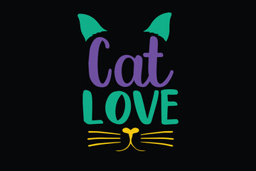 cat love design