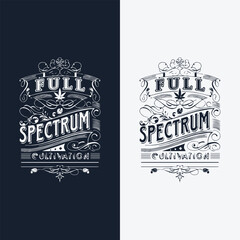 Full spectrum cultivation t shirt design, custom t-shirt design vector, typography vector design, t-shirt design vector design
