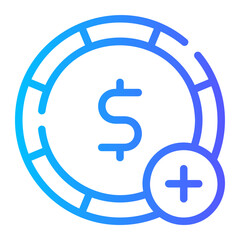 income gradient icon