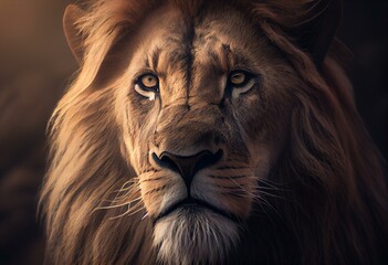 Naklejka premium The Lion King Pt. 4. Generative AI