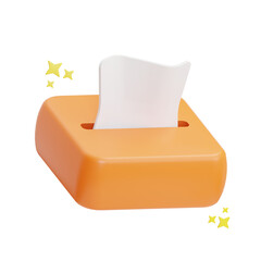 Furniture, Tissue Box, 3D Rendering