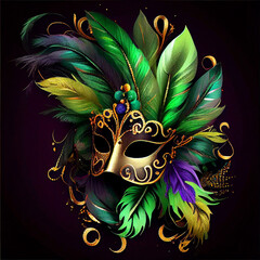 carnaval venetian mask