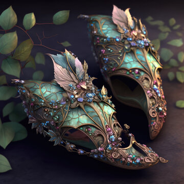 Ornate Fairy Slippers For A Man