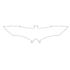 silhouette of a bat