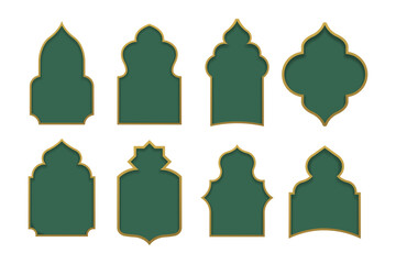 Islamic Arch Frame Vector Collection 