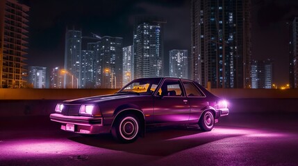 Hot Pink, Electric Blue, and Vibrant Purple Illuminate the Night Sky