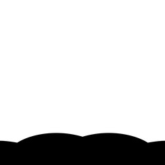 Fototapeta premium black shape