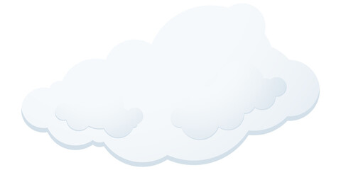 Obraz premium Clouds floating in the sky.