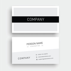 Clean elegant Business Card Design