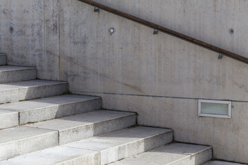 Concrete stairway