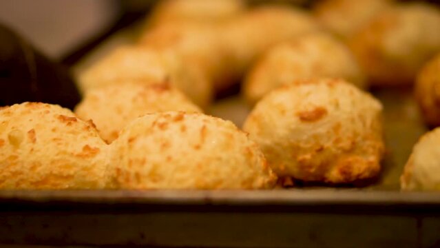 Brazilian cheese bread - pao de queijo
