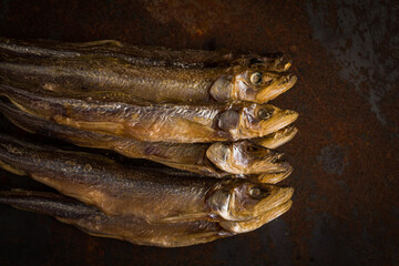 Salty dry river fish