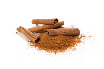 cinnamon powder closeup
