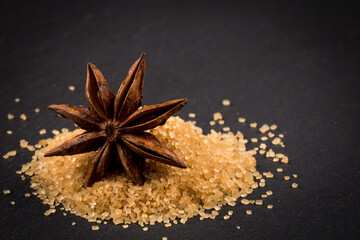 tropical brown sugar, anise