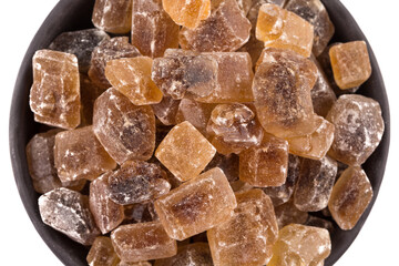 cane sugar in a bowl