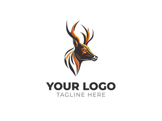 Deer Head Logo Vector for Elegant Branding