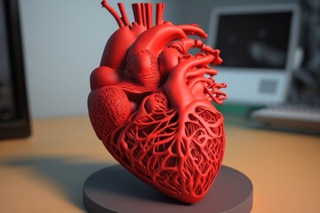 Naklejka premium 3D Organ Printing