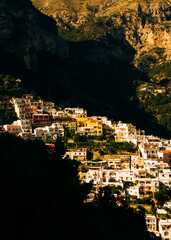Beautiful landscape scenery in Amalfi Coast, Italy.