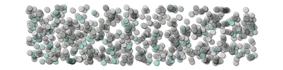 Circles with shadows generative art background art illustration