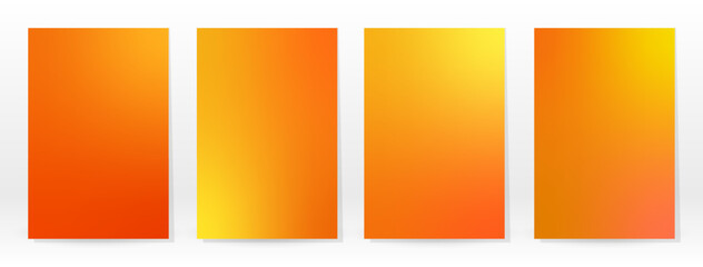 Obraz premium Minimal Poster. Pastel Soft. Rainbow Gradient Set.