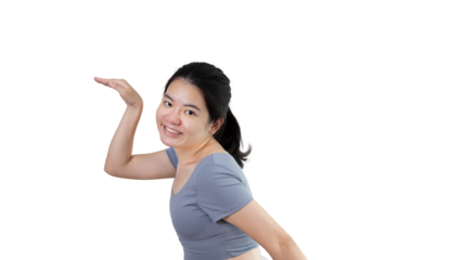 Maid in bathroom cleaning clothes is dancing and having fun doing housework, Housework, Daily routine, Big cleaning, Maid ready to provide cleaning service for advertisement, Clean up on weekends.