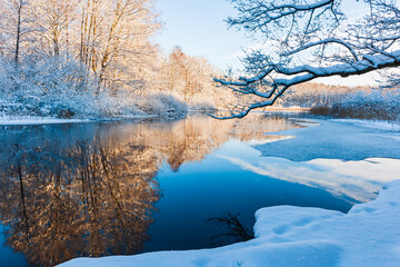 Frozen Beauty of Mölndal in Winter