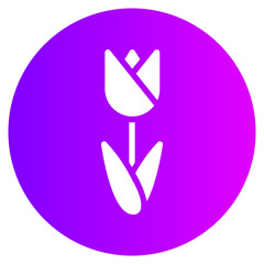 tulip gradient icon