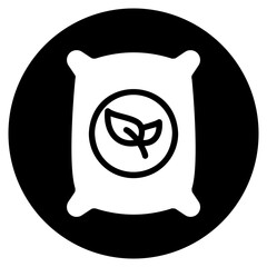 fertilizer glyph icon